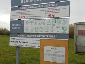Déchetterie de Beaufort en Anjou