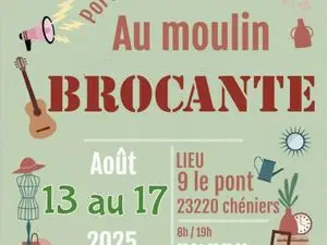 Le grenier du meunier brocante debarras creuse indre