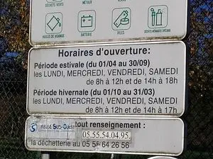 Déchetterie de Saint-Dizier-Masbaraud
