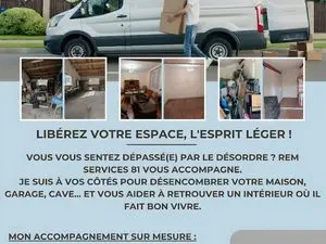 Débarras Rem services 81 - débarras de maison & désencombrement à Le Garric et Tarn