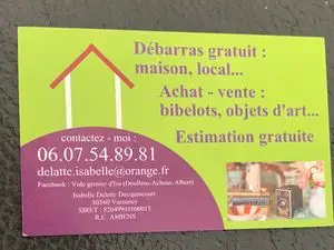 Vide grenier d'Isa - Debarras