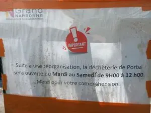 Déchèterie de Portel-des-Corbières