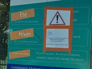 Déchetterie intercommunale à Pernes