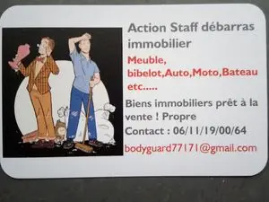 Action staff débarras immobilier