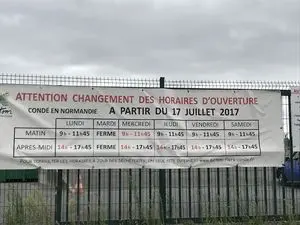 Déchèterie de Condé Sirtom de la région Flers-Condé