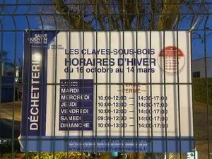 Déchetterie des Clayes-Sous-Bois