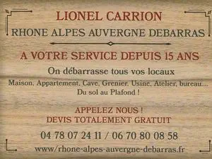Rhône Alpes Auvergne Débarras