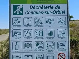 Déchetterie Covaldem 11 de Conques-sur-Orbiel